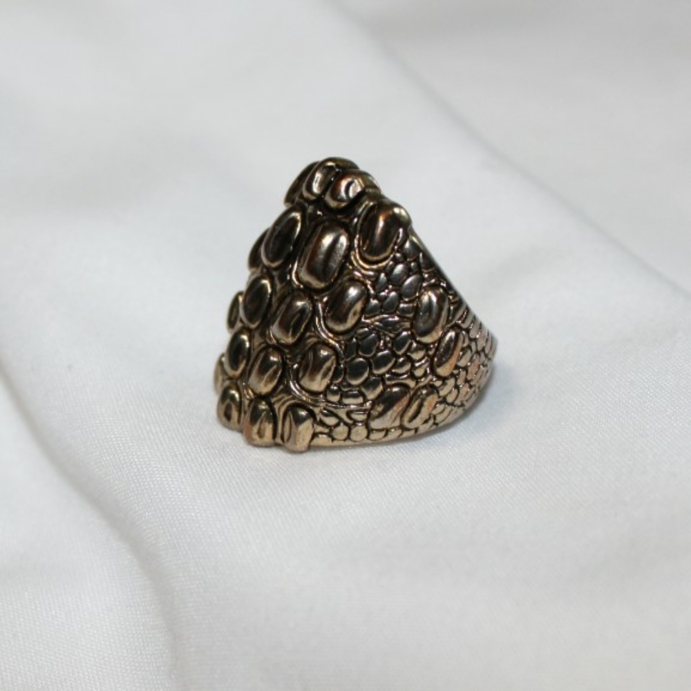 Vintage Reptilian Statement Ring Fashion Jewelry